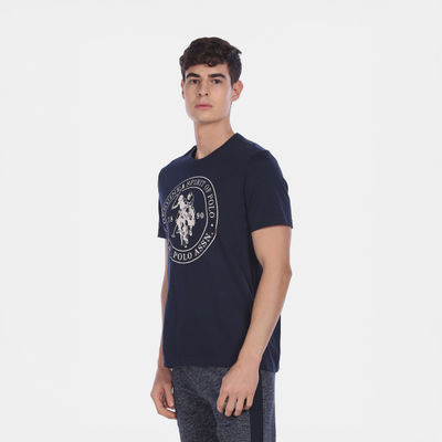 U.S. Polo Assn. | T-Shirts | M | Pack of 1 | Navy Blue