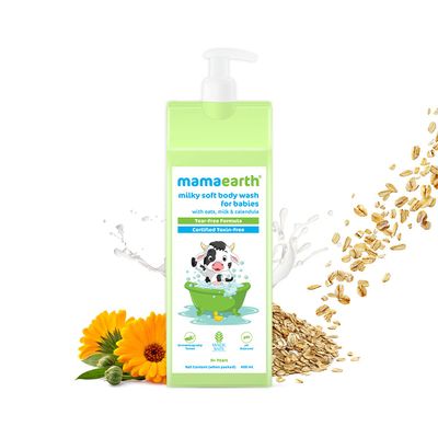 Mamaearth Milky Soft Body Wash Baby For Kids