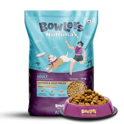 Bowlers Dry Dog Food Nutrimax | Adult Chicken & Vegetables