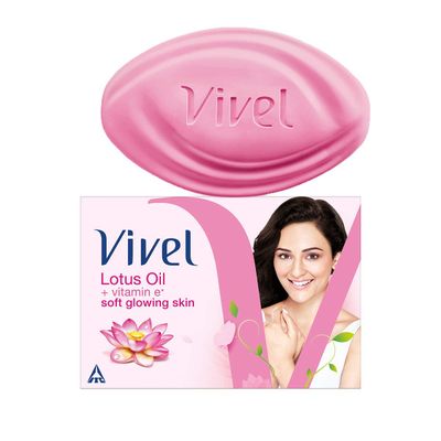Vivel Lotus Oil Soap, Soft Glowing Skin With Vitamin E