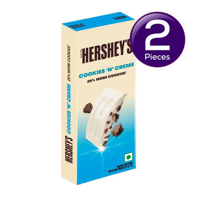 Hershey's Cookies 'N' Creme Chocolate Bar 40 g Combo