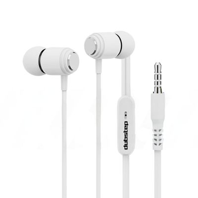 Dubstep Squad M7 With X-Bass Technology - 10Mm Dynamic Drivers In-Ear Wired Earphones Mic - White