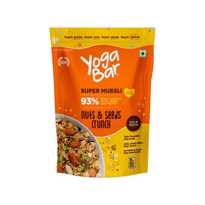 Yogabar Muesli Nuts Delight, ,Breakfast Cereals, Protein Granola, Gluten Free