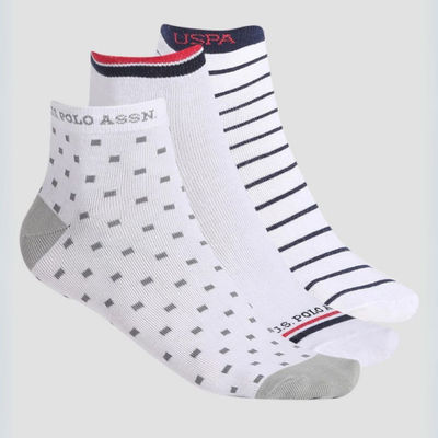 U.S. Polo Assn. | Socks Pack of 3 | I646 | White