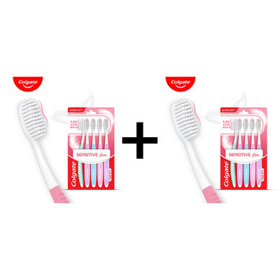 Colgate Gentle Sensitive Care Ultra Soft Bristles Toothbrush 5 pc X 2 Combo