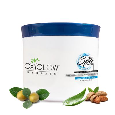Oxyglow Herbals Hair Spa Cream - Deep Nourishment For Roots & Smoothesn Hair