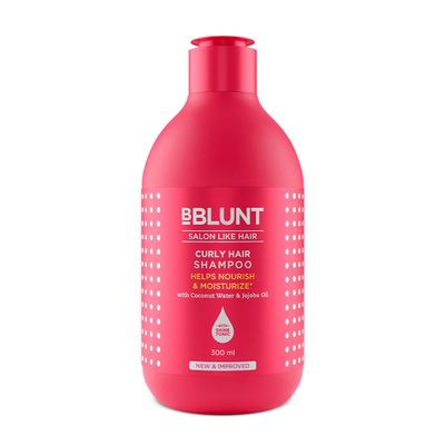Bblunt Curly Hair Shampoo With Coconut Water & Jojoba Oil