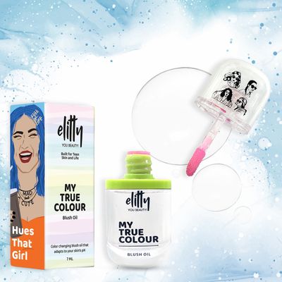Elitty Ph-Adaptive Lip And Cheek Tint Blush Oil - Enriched With Vitamin E