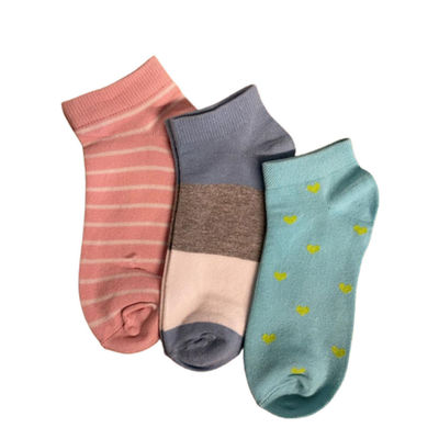 Englo Women's Cotton Ankle Socks | Multicolour - Free Size