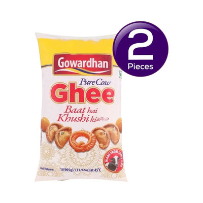 Gowardhan Pure Cow Ghee - Pouch 1 l Combo