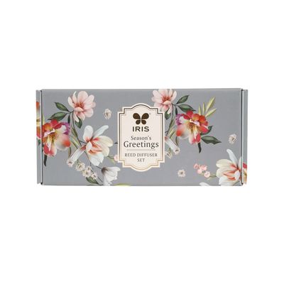 Iris Reed diffuser giftpack with 6 assorted oils and reed sticks