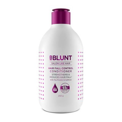 Bblunt Hair Fall Control Conditioner Pea Protein & Caffeine For Stronger Hair
