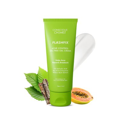Conscious Chemist Flashfix Acne Spot Corrector Face Cream With 2% Salicylic Acid & Bio-Actives