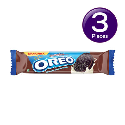 Cadbury Oreo Chocolate Flavour Crème Sandwich Biscuit 125.25 g Combo