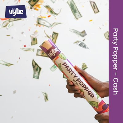 Let's Vybe Party Popper Cash
