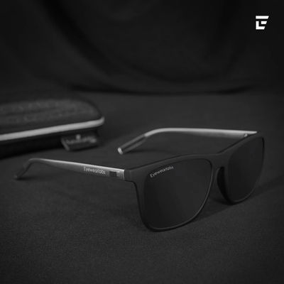 Eyewearlabs Men Sunglassses Barkley Knight Black Wayfarer