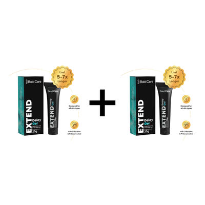 Bold Care Extend Gel - Prilocaine & Lidocaine Gel For Longer Sex 20 g X 2 Combo