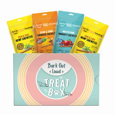 Bark Out Loud - Treat Gift Box For Dogs & Cats For Birthday & Special Occasions