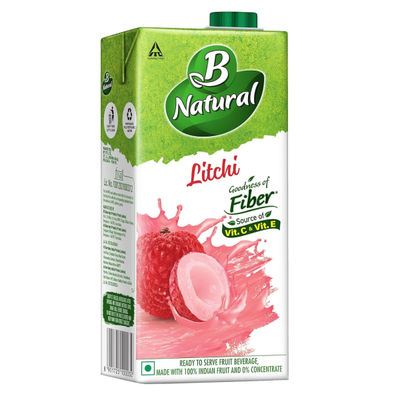 B Natural Litchi Juice Tetrapack