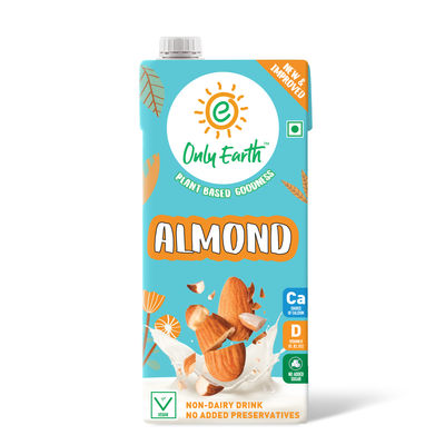 Only Earth Almond Drink | Unsweetened Tetrapack