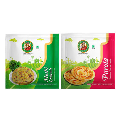 Ammamma'S Methi Chapati (10pc) & Ammamma'S Parota (5pc) Combo