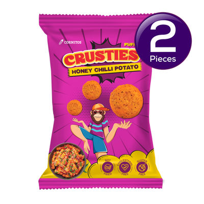 Cornitos Crusties Honey Chilli Potato Balls Puffs 52 g Combo