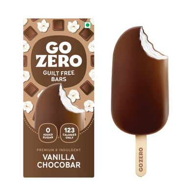 Go Zero Vanilla Chocobar Low Calorie Guilt Free Ice Cream�Bar