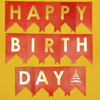 Propcon Happy Birthday Foil Banner