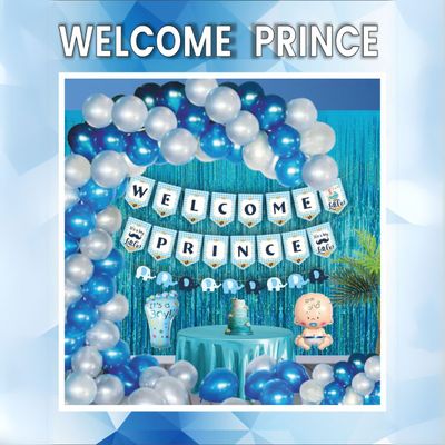 Let's Vybe Welcome Prince Decoration Kit