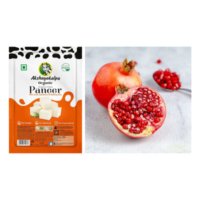Akshayakalpa Organic Malai Paneer (200g) & Pomegranate (2pc) Combo