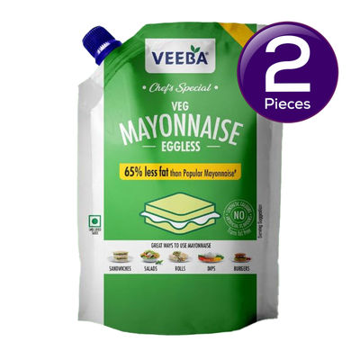 Veeba Chef's Special Veg Mayonnaise 875 g Combo