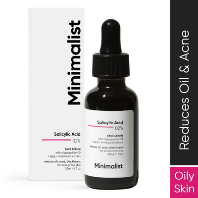 Minimalist Salicylic Acid 2% For Acne Backheads And Oil Control Serum For Men & Women
