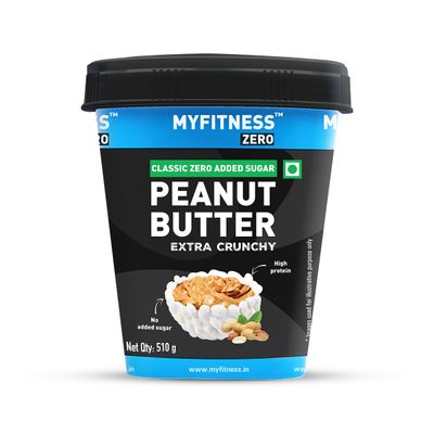MYFITNESS Zero Classic Zero Added Sugar Peanut Butter Extra Crunchy