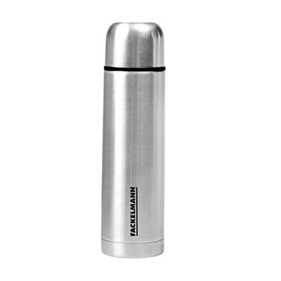 Fackelmann Sip Up Insulated Bottle 1000ml Stainless Steel Premium Finish Sleek Design, 48 Hrs 1.0 PIECE