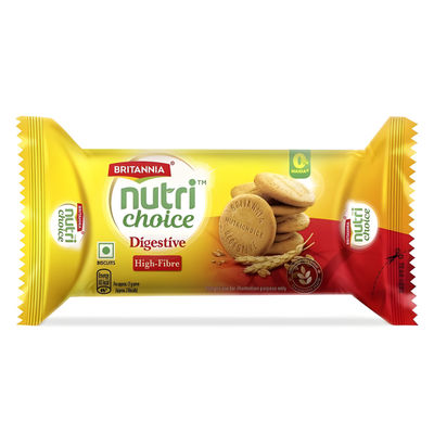 Britannia NutriChoice Whole Wheat Digestive Biscuits | Maida-free and Trans Fat-free