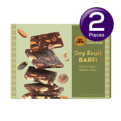 Go Desi Desi Meetha Dry Fruit Barfi 200 g Combo