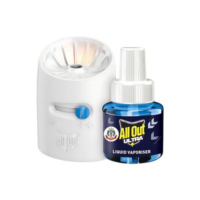 All Out Ultra Liquid Vaporizer Machine + Refill, Kills Dengue, Malaria & Chikungunya Mosquitoes