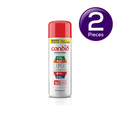 Candid Dusting Powder 120g 120 g X 2 Combo