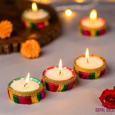 Earthen Katori Diyas Set – 3 Hour Burn Time