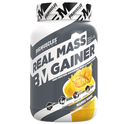 Big Muscles Nutrition Real Mass Gainer | Mango Magic