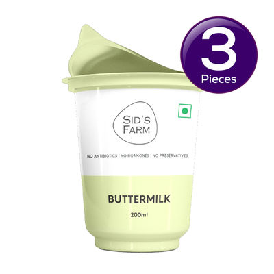 Sid's Farm Buttermilk 200 ml Combo