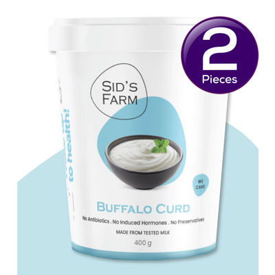 Sids Farm Buffalo Cup Curd 400 g Combo