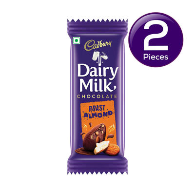 Cadbury Dairy Milk Roast Almond Chocolate Bar 36 g Combo