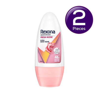 Rexona Fresh Rose Roll-On | 48H Freshness | For Women 50 ml X 2 Combo