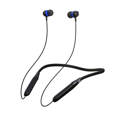 Nu Republic Jive J2 With Upto 20 Hrs Playtime Fast Charging Earphones With Mic - Blue Black