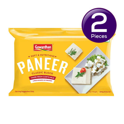 Gowardhan Paneer Pouch 500 g X 2 Combo