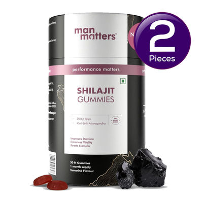 Man Matters Shilajit Gummies (30 Gummies) 1 pc Combo