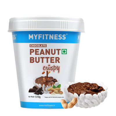 MyFitness Chocolate Peanut Butter Crispy Spread |High Protein