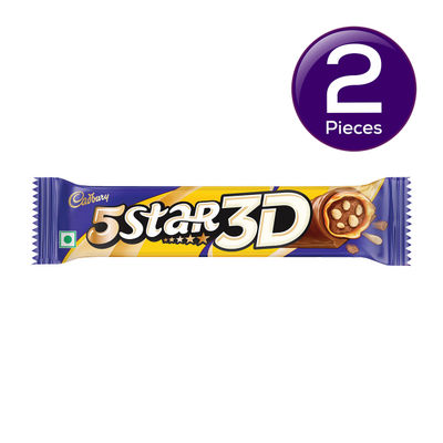 Cadbury 5 Star 3D Chocolate Bar 42 g Combo