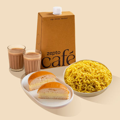 Bun Maska + Plain Maggi + Masala Chai